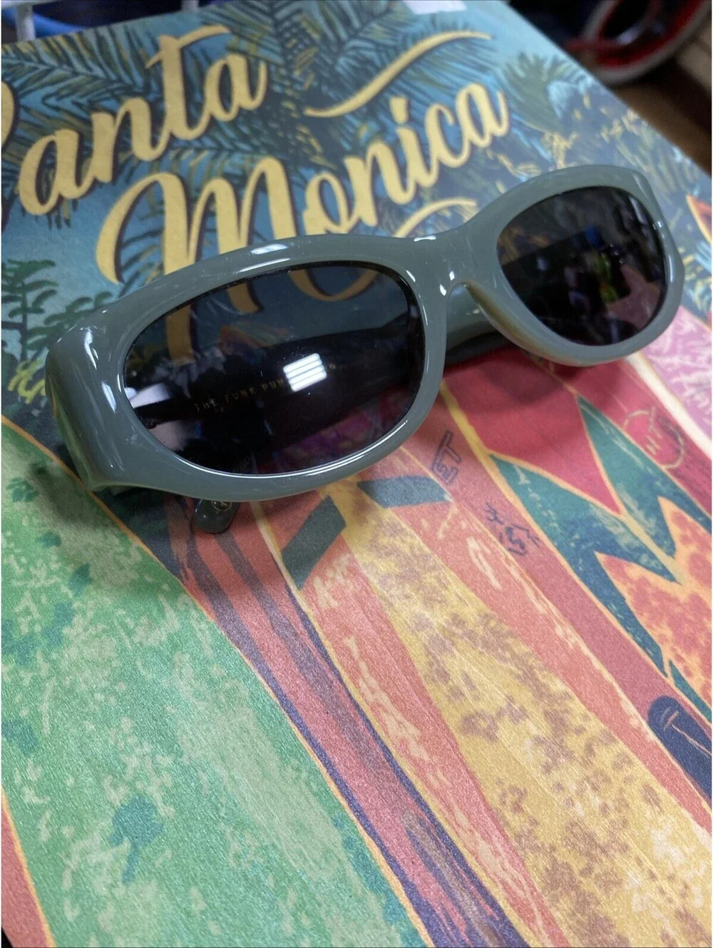 *RARE* CRAP EYEWEAR QUALITY SUNGLASSES THE FUNK PUNK Moss Green 52020
